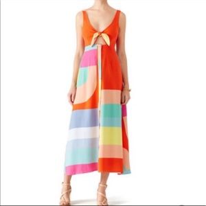 Mara Hoffman Multicolor front tie dress